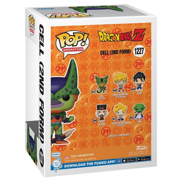 Funko POP! Animation Dragonball Z 1227 Cell (2nd Form) 2022 NYCC Limited Edition - Picture 3 of 3